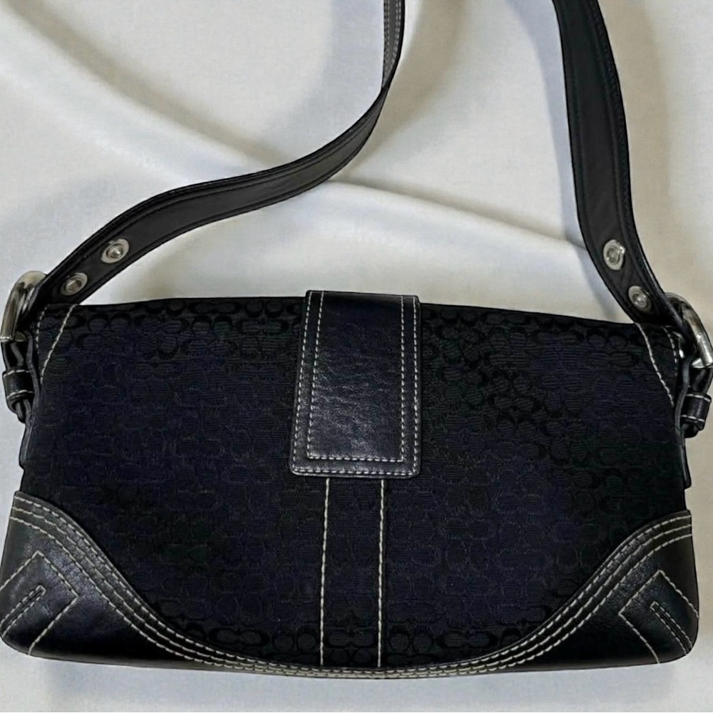 Vintage Coach Soho Mini Signature Demi Flap shoulder bag - Picture 2 of 6
